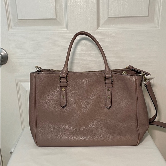 Kate Spade Mauve Leather Satchel - Picture 8 of 15